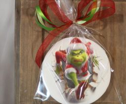 Galleta Personalizada Oblea Angry Grinch