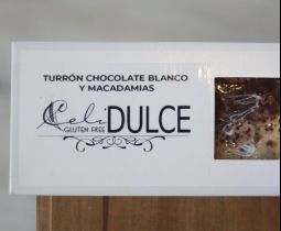 Turrón de Chocolate Blanco y Macadamia